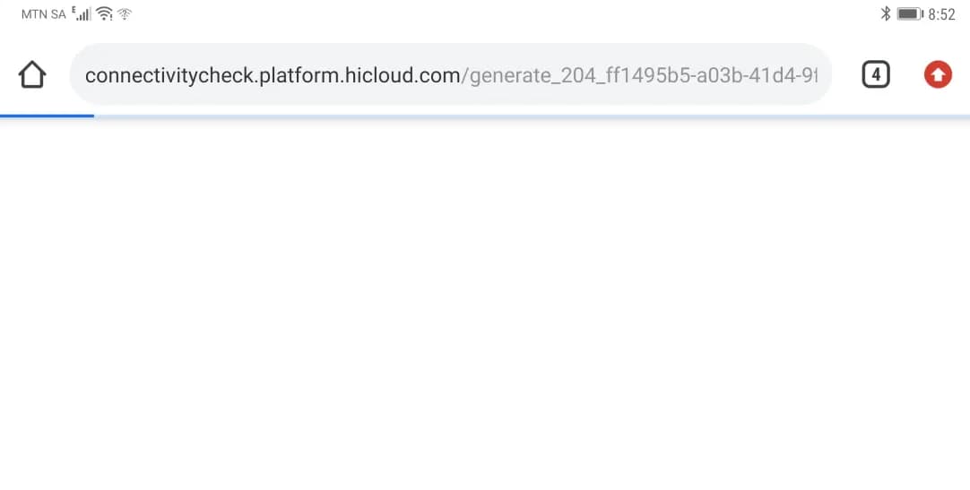 Connectivitycheck.platform.hicloud huawei error